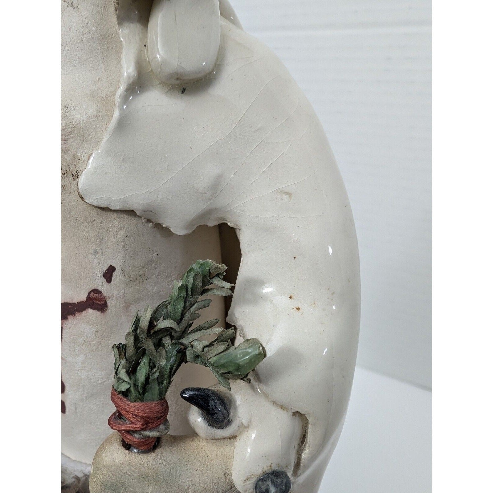 Rare Vintage Raven Animal Character Sculpture By Susan M Henry Native American