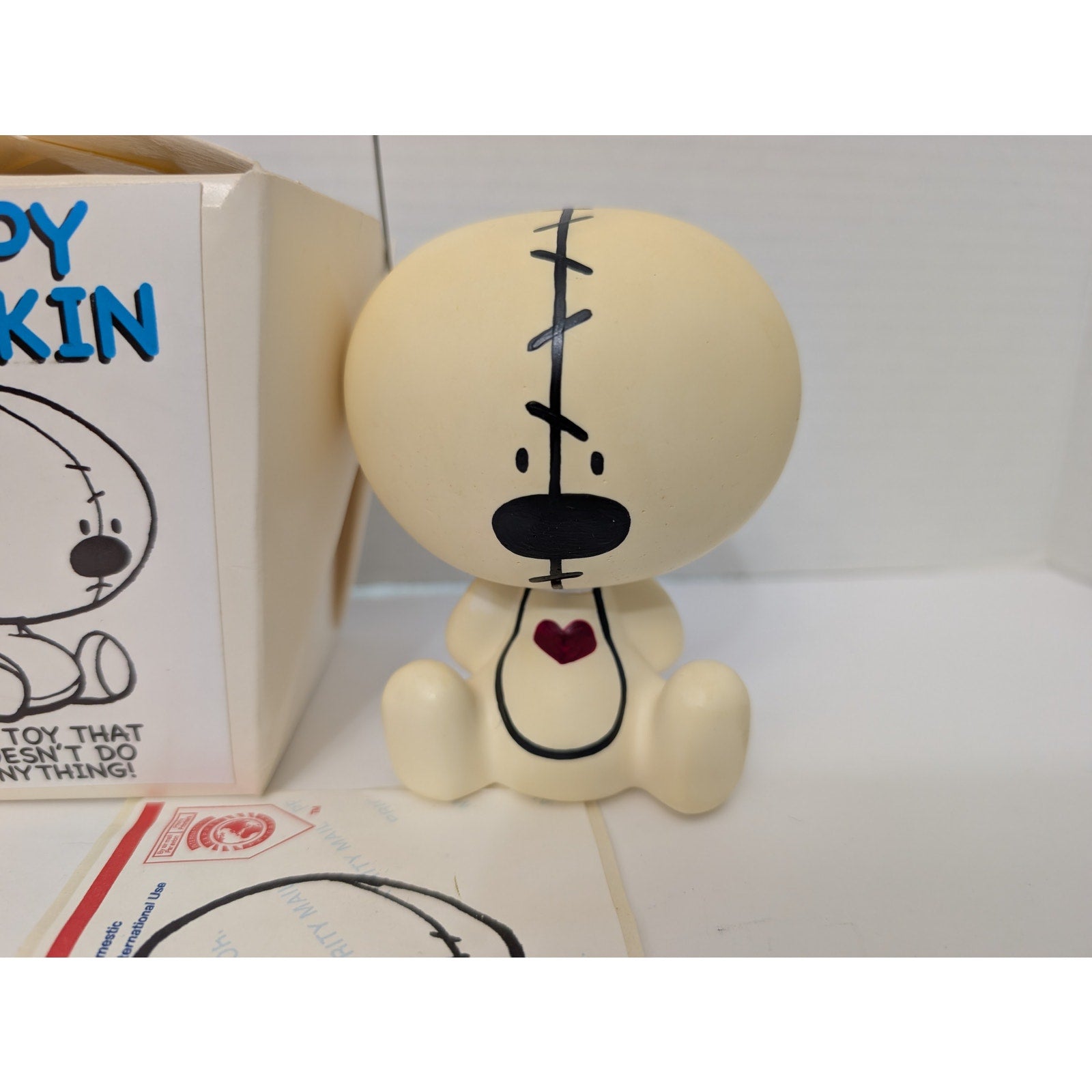 Lumpy Bumpkin Designer Vinyl Toy Kidlew 2008 Signed with Original Box and Sticker