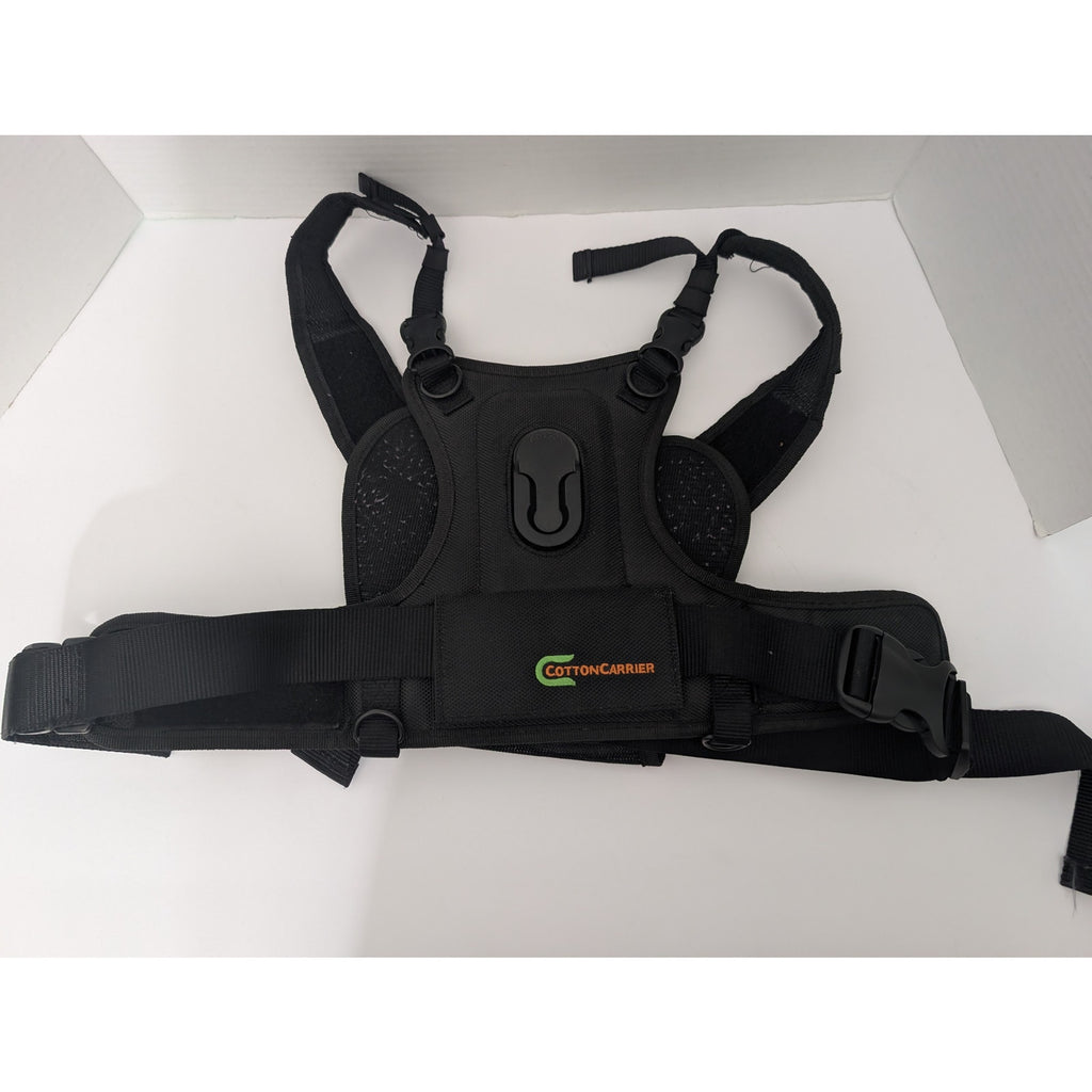 Cotton Carrier Camera Harness System Black Dual Shoulder Vest Strap