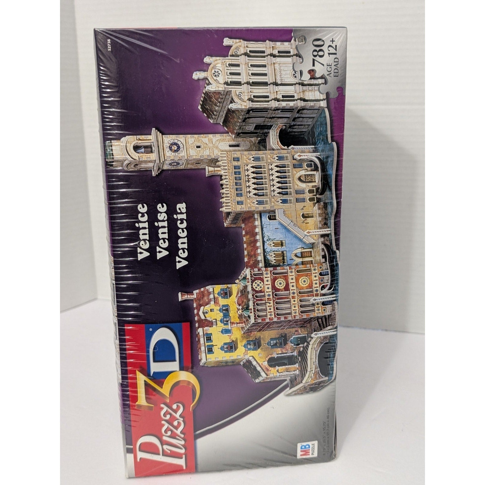 2006 Puzz3D Venice Italy 780 Piece 3D Jigsaw Puzzle MB Wrebbit Hasbro New Sealed