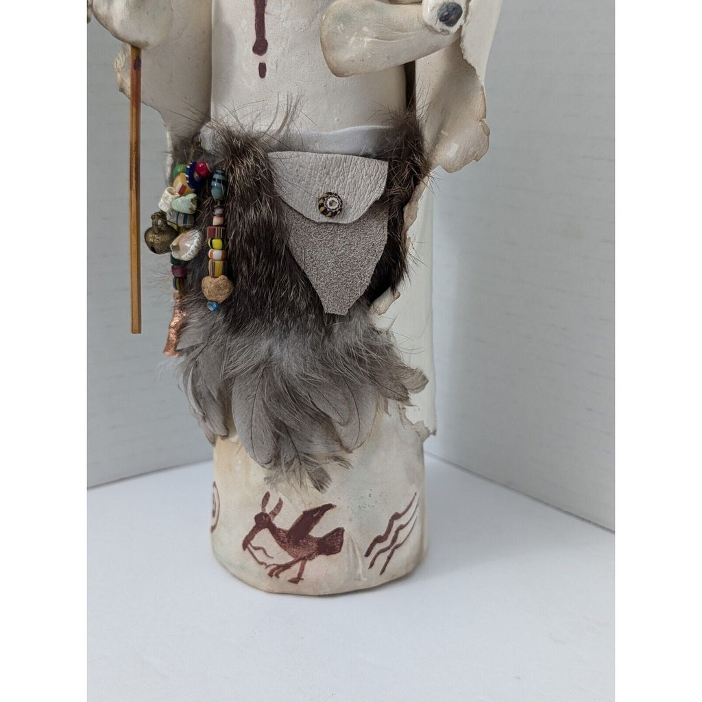 Rare Vintage Raven Animal Character Sculpture By Susan M Henry Native American