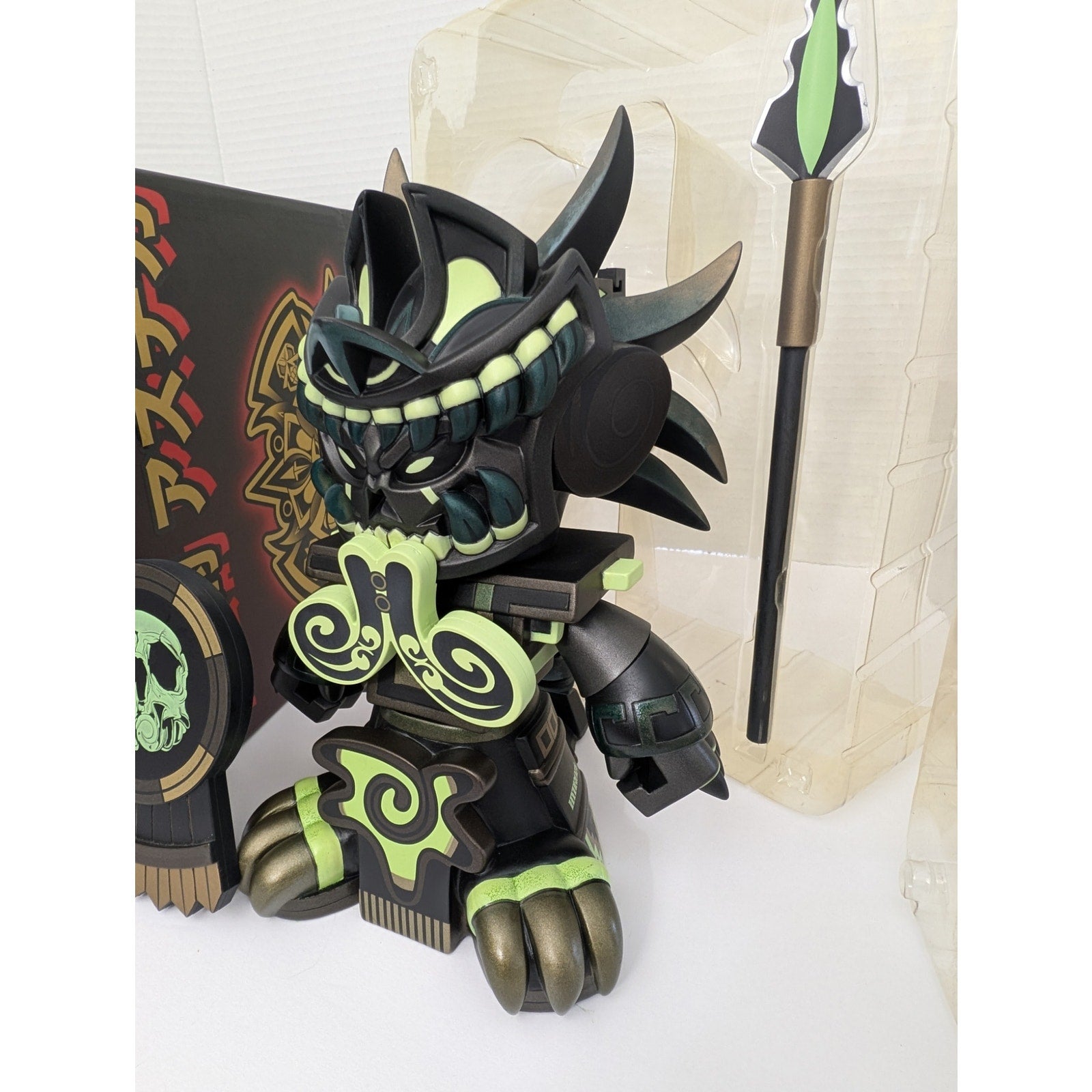 Signed Jesse Hernandez X Hydro74 Death Serpent Ghost Edition Glow in the Dark Vinyl Figure