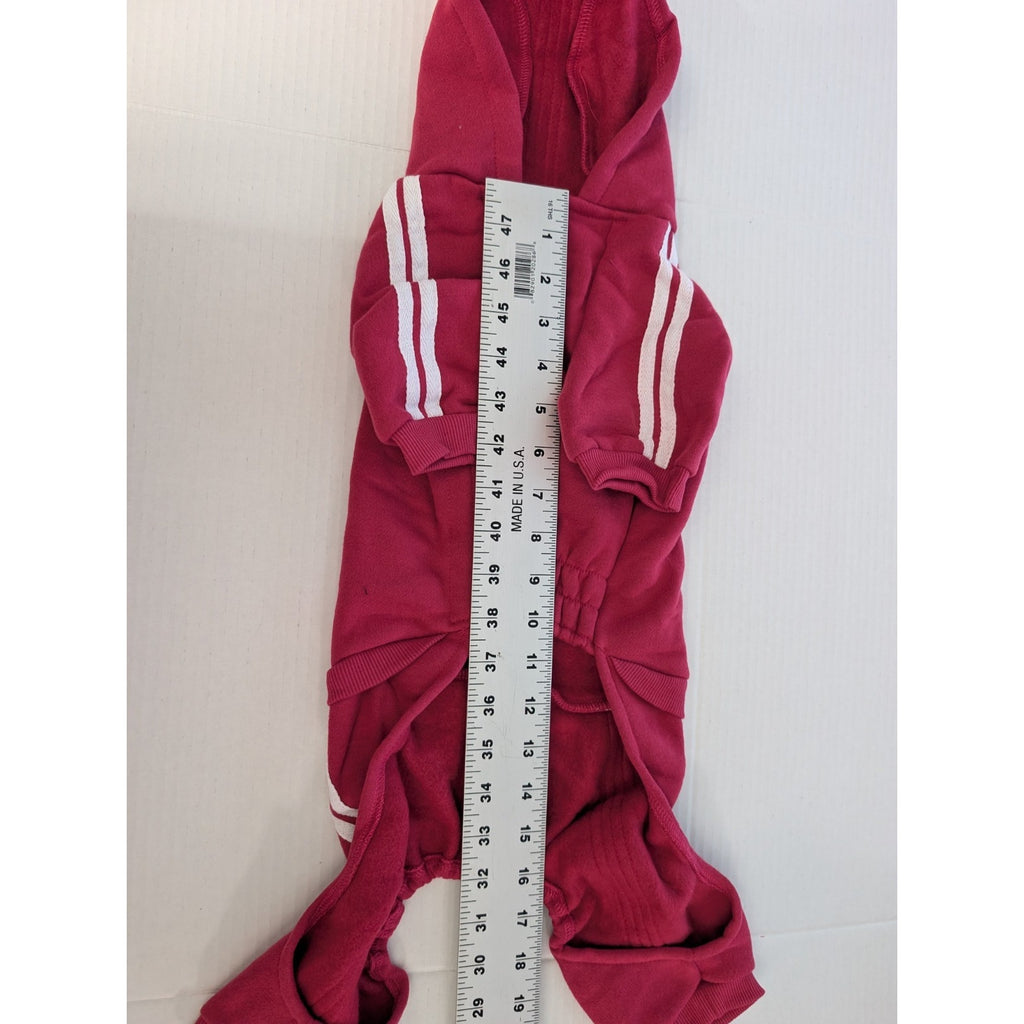 Dog Days Dog Tracksuit Medium Pink Magenta Pet Sweatsuit Hoodie Fleece New