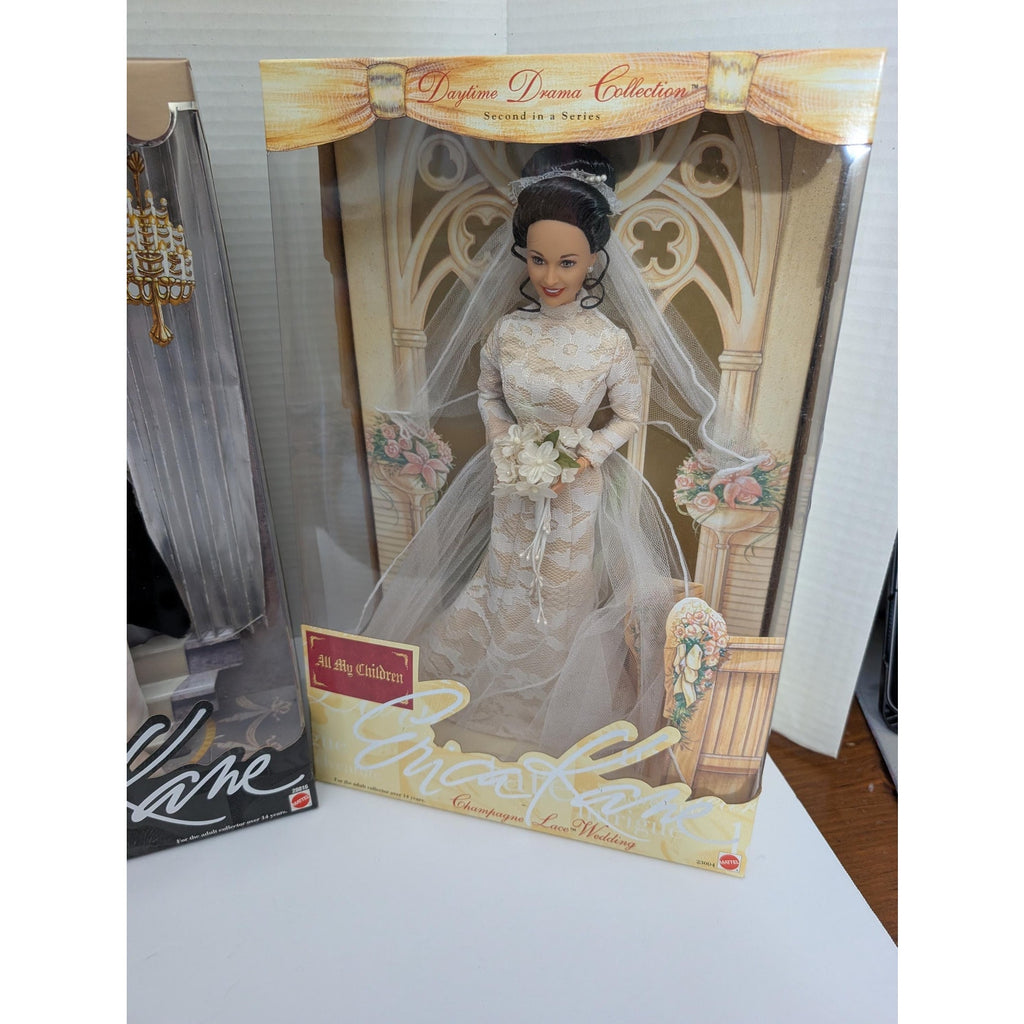 Erica Kane All My Children Soap Opera Barbie Lot Original Shipping Box Mattel