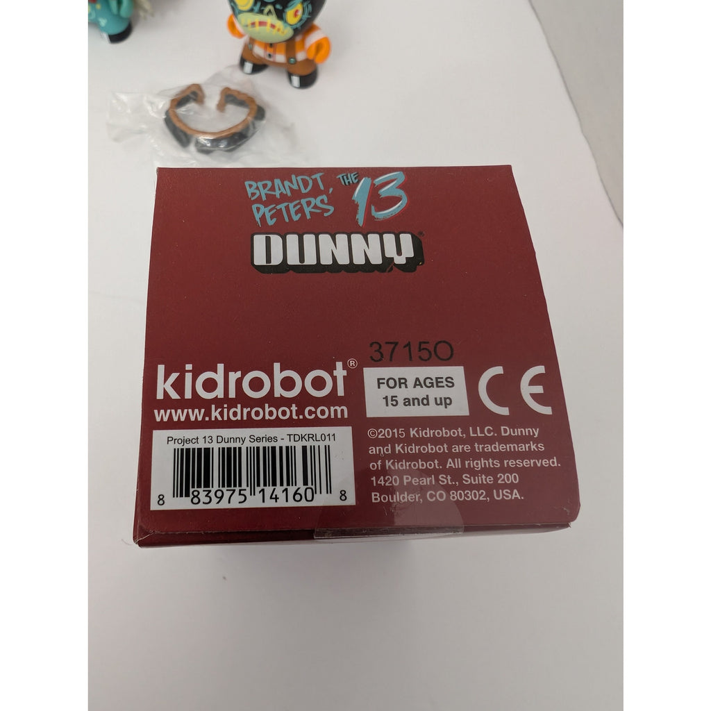Kidrobot Brandt Peters "The 13" Dunny Series (2015) 5-Figure Collection
