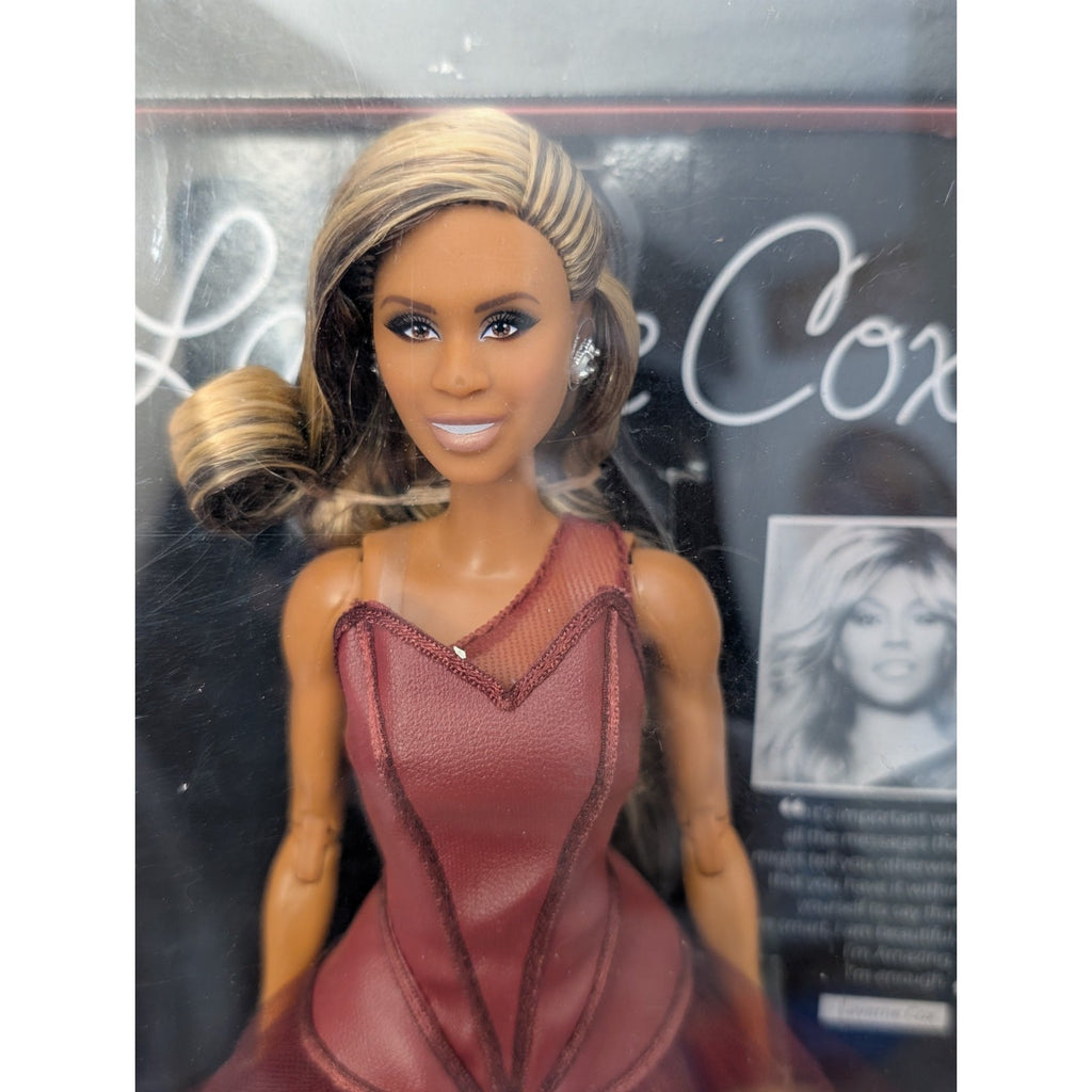 Barbie Signature Tribute Collection Laverne Cox Doll Mattel HHP86 Damaged Box