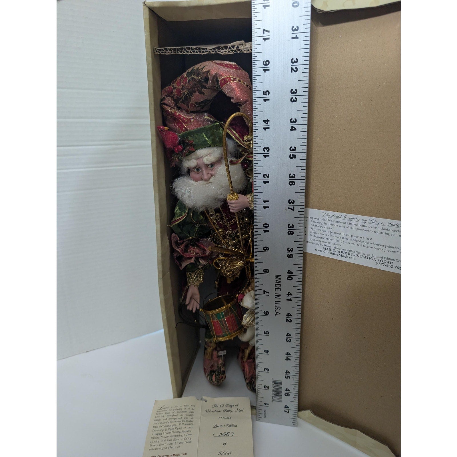 Mark Roberts 12 Days of Christmas Fairy Limited Edition Medium #2557 of 5000