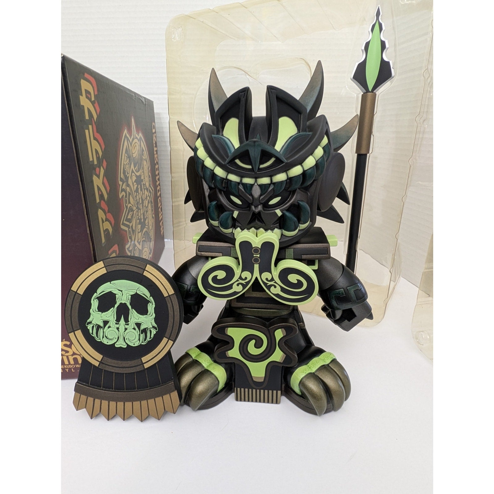 Signed Jesse Hernandez X Hydro74 Death Serpent Ghost Edition Glow in the Dark Vinyl Figure
