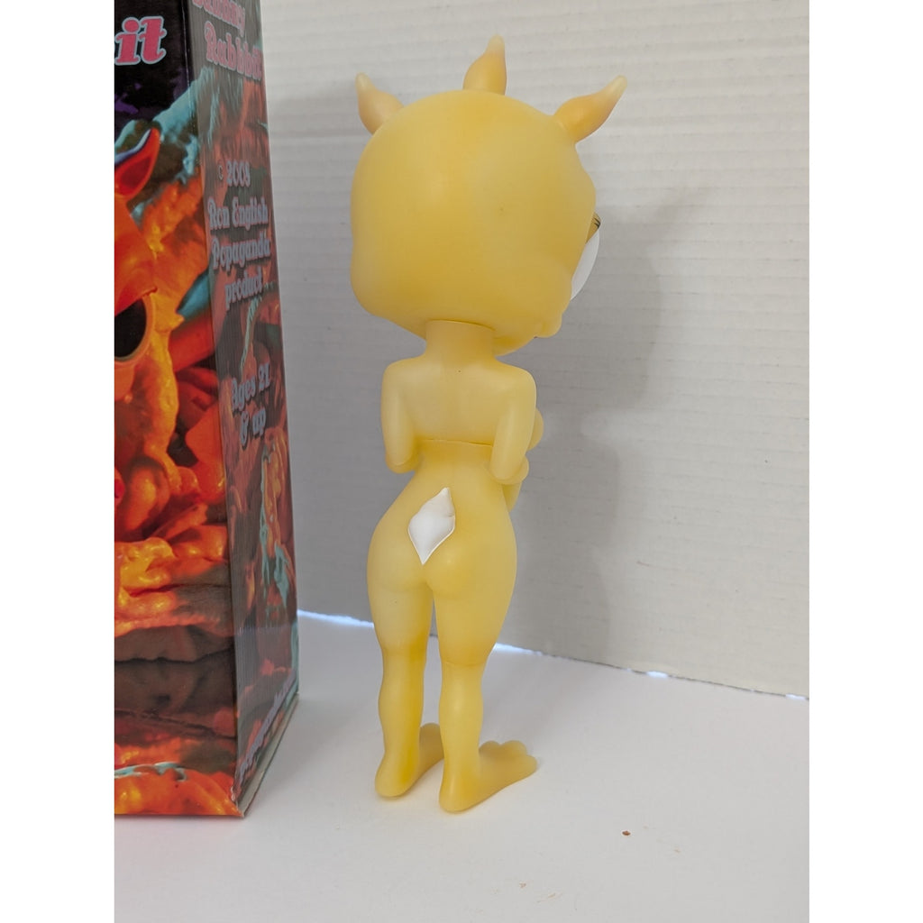 Ron English Popaganda Bunnny Rabbbit Ghost Edition Glow in the Dark Vinyl Figure 2008